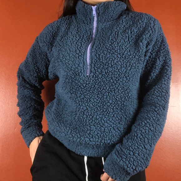 Wild Fable Quarter Zip Sherpa - Picture 4 of 6